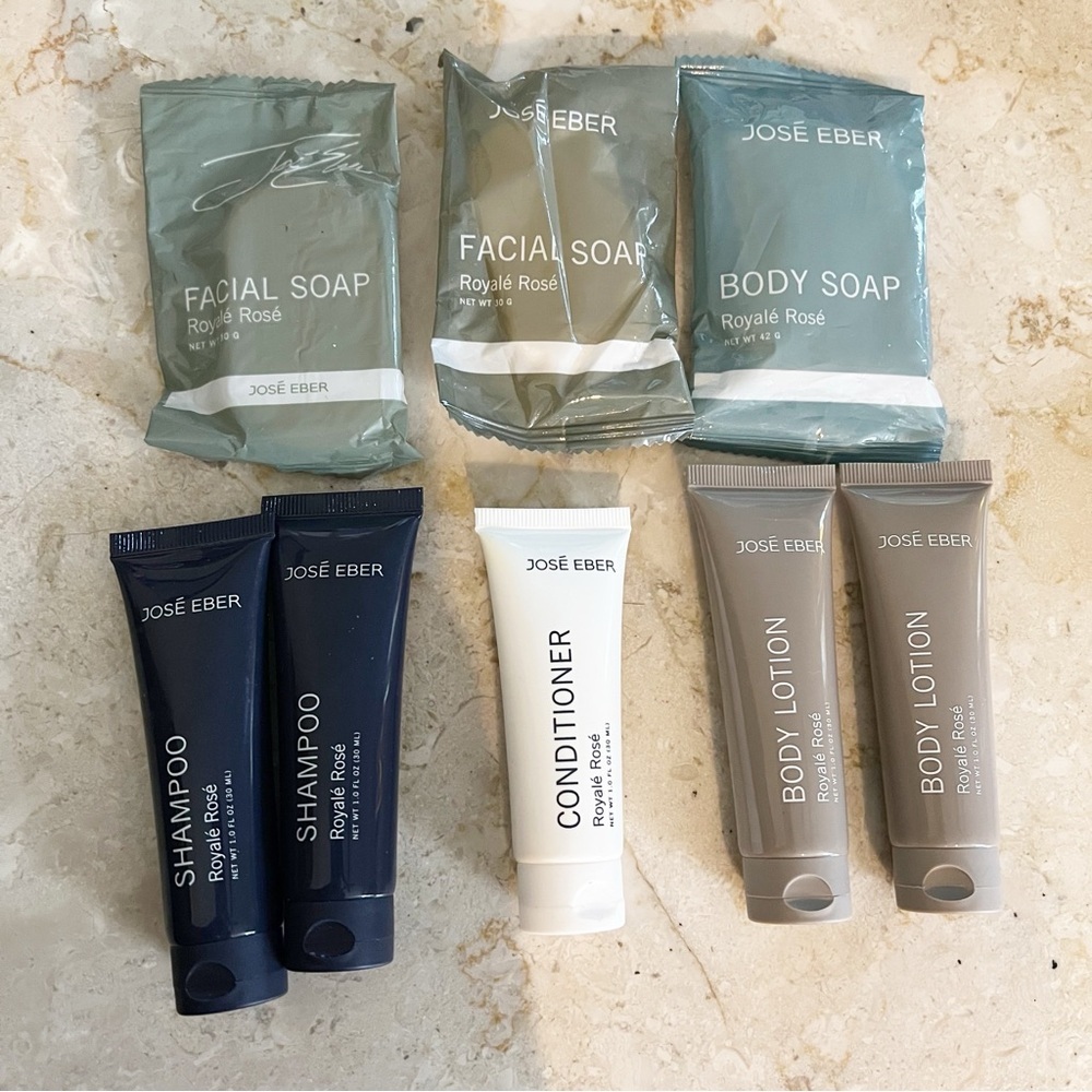 Bath & Body Set - Blue, White, Gray